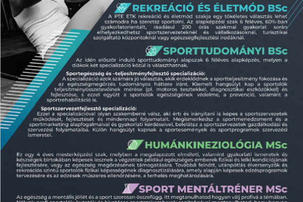 sporttudomanyi alap es mesterkepzesek a pecsi tudomanyegyetemen