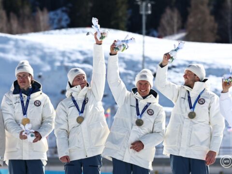 klaebo tortenelmi kilencedik aranyat nyerte a ferfi sifutovaltok versenyeben