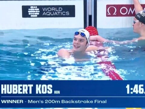 kos hubert a vilag masodik legjobb ferfi uszoja a swimswam szakportal szerint