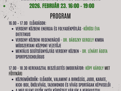 kuzdosport forumot szervez a met