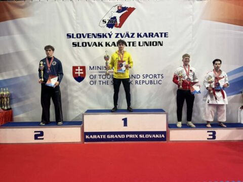 Két magyar arany a pozsonyi karate Grand Prix-n
