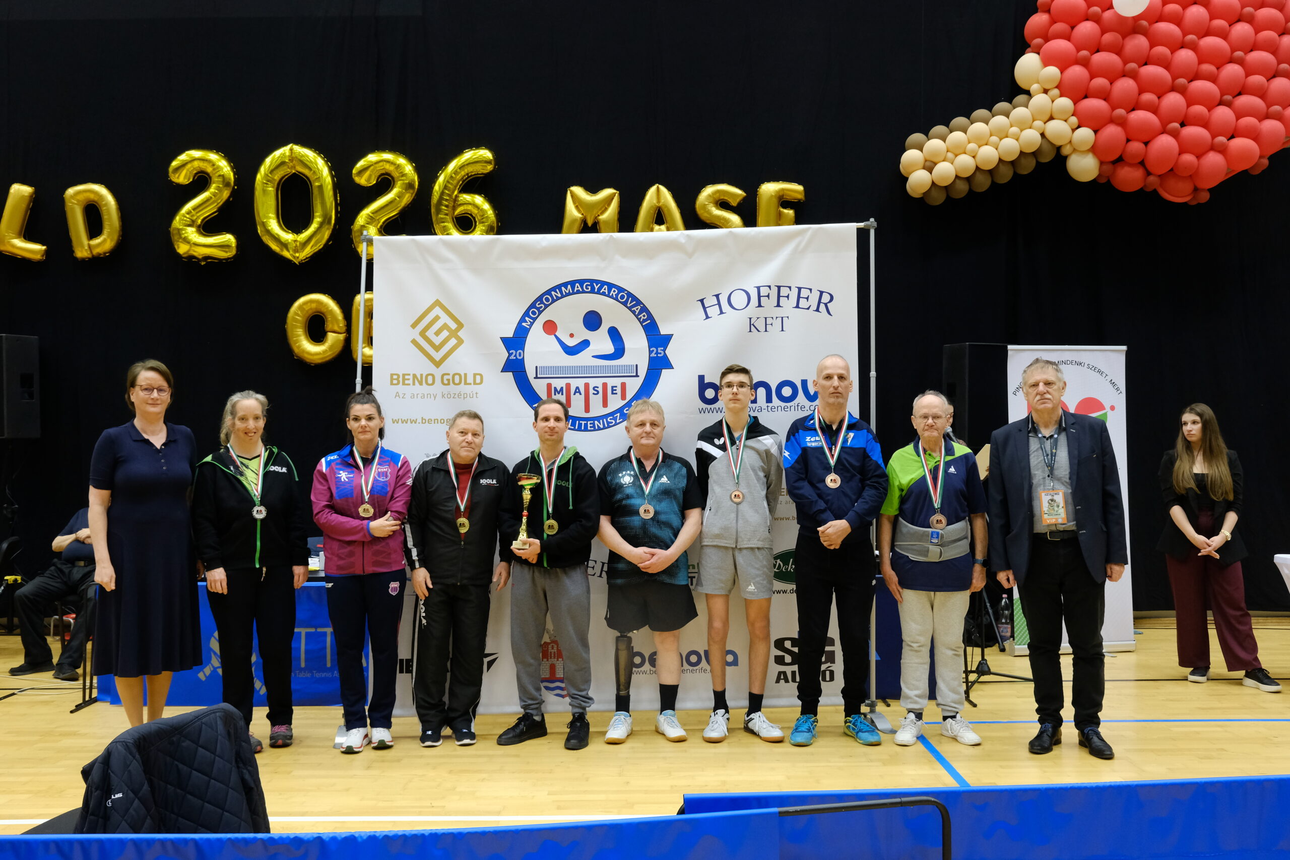 Para OB: Mosonmagyaróváron csaptak össze a para-asztaliteniszezők