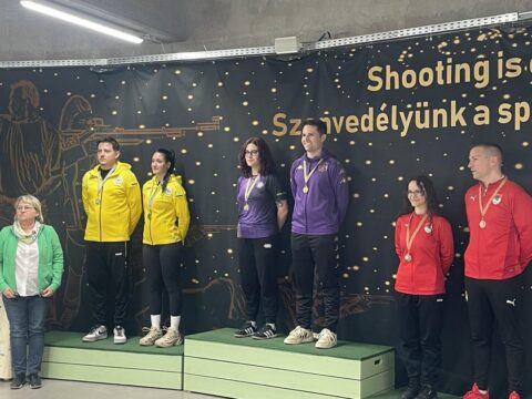 denes eszter es peni istvan egyeniben es a vegyes csapatban is magyar bajnok lett legpuskaban