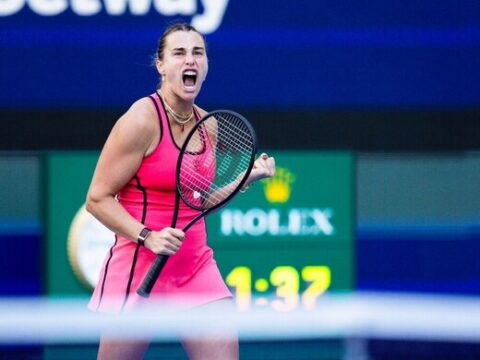 Megsérült a világelső Arina Szabalenka Megsérült a világelső Arina Szabalenka