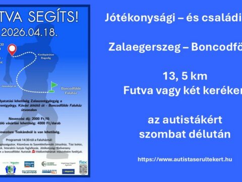 huszadik alkalommal futnak az autistakert zalaegerszegen