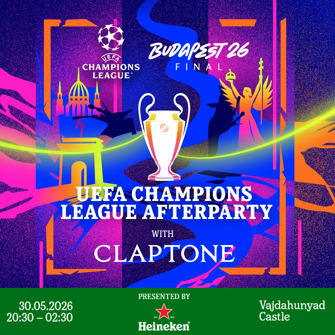 Budapesten lesz először hivatalos afterparty-ja a BL-döntőnek! Budapesten lesz először hivatalos afterparty-ja a BL-döntőnek!