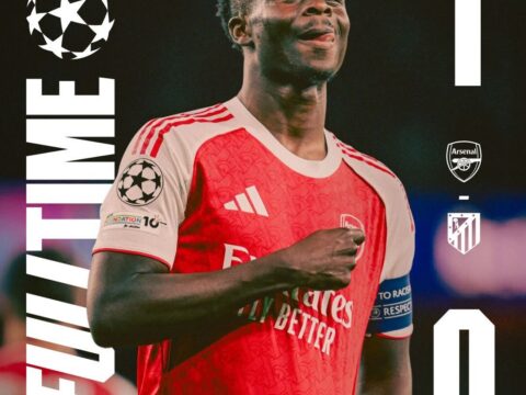 bukayo saka egyetlen talalata dontott