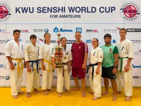 Magyar kyokushin aranyérem Várnából