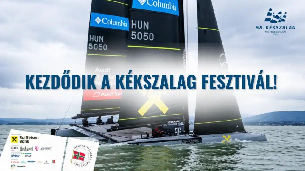 Kékszalag Fesztivál 2026: Kezdődik a Balaton egyhetes vitorlás ünnepe Kékszalag Fesztivál 2026: Kezdődik a Balaton egyhetes vitorlás ünnepe